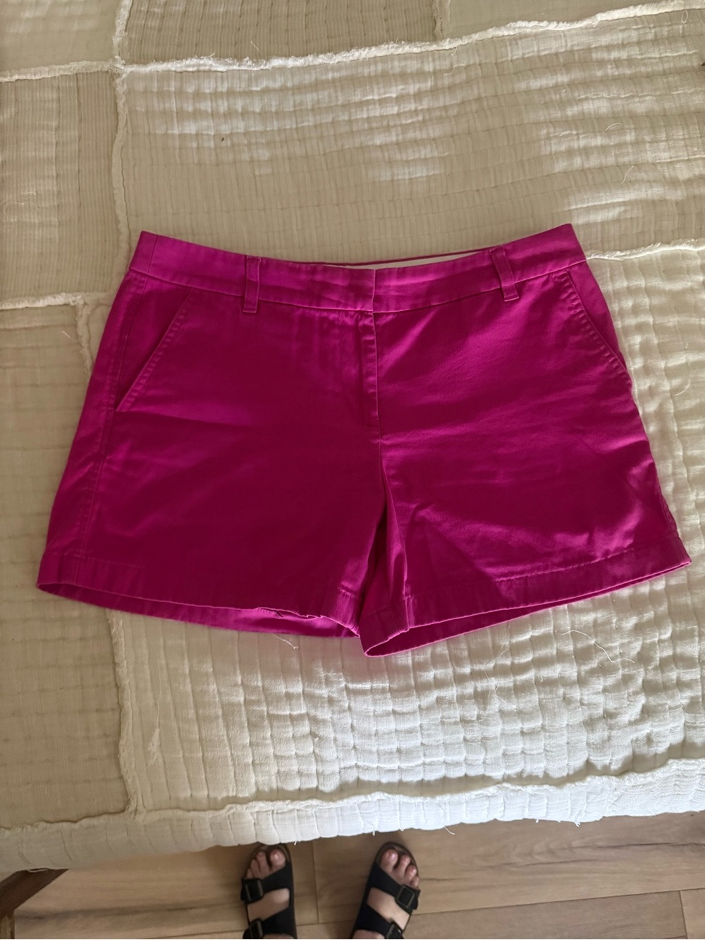 J. Crew Pink Chino Shorts